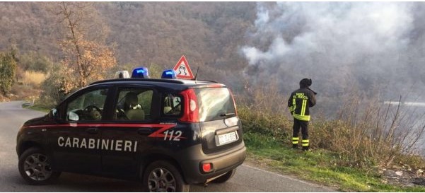 Mirto, arresto per incendio boschivo