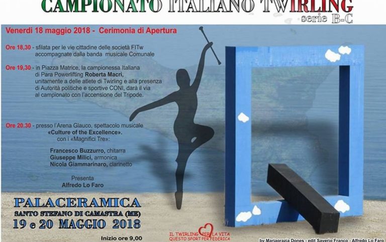 S. Stefano di Camastra, weekend dedicato al twirling e alla solidarietà