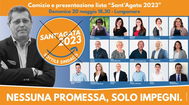 Sant’Agata Militello, Carmelo Sottile presenta la sua lista