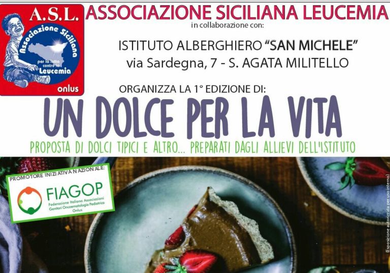 Sant’Agata, “un dolce per la vita” contro la leucemia