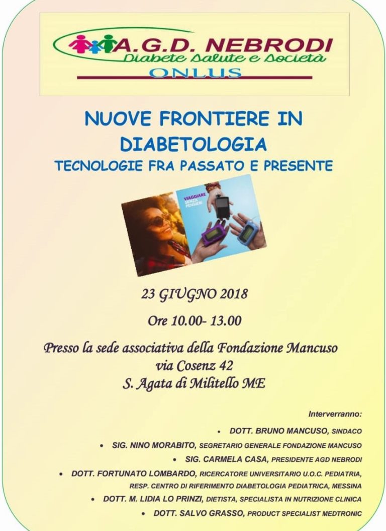 Sant’Agata M.llo, domani convegno sulle nuove frontiere in diabetologia