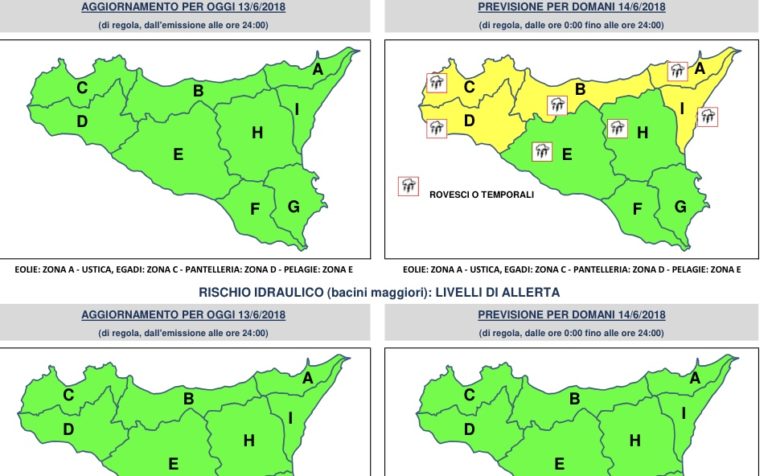 Il maltempo interrompe l’estate in Sicilia