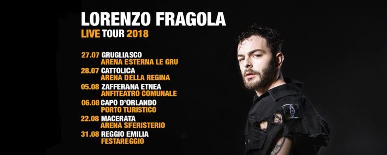 Capo d’Orlando, annullato il concerto di Lorenzo Fragola