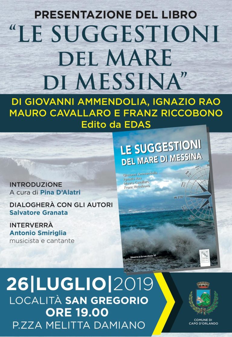 Capo d’Orlando, domani a San Gregorio “Le suggestioni del mare di Messina”