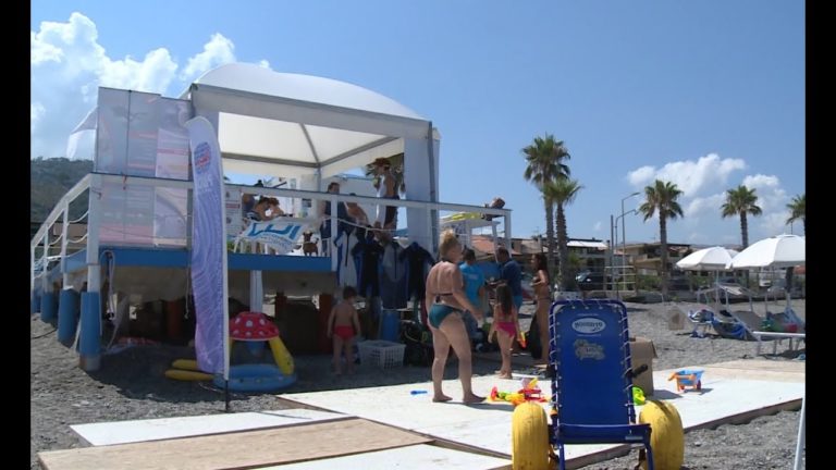 Il mare non conosce barriere al “Lido No Limits” di Capo d’Orlando – VIDEO