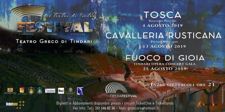 Al Tindari Festival la grande lirica: dalla “Tosca” alla “Cavalleria Rusticana”