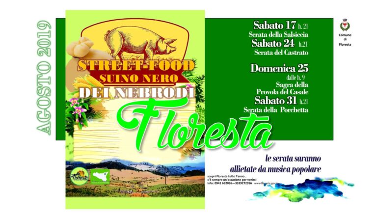 Floresta d’estate, quattro serate di street food dedicate al suino nero