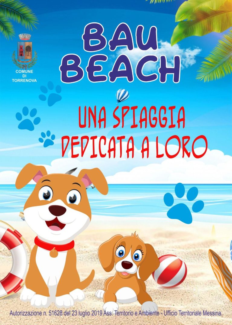 Torrenova, apre oggi la spiaggia “Bau Beach”