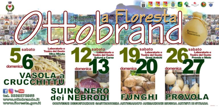 Ottobrando a Floresta, entro il 10 settembre le domande per gli stand