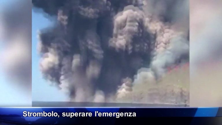 Dichiarato lo stato di emergenza per Stromboli e Ginostra