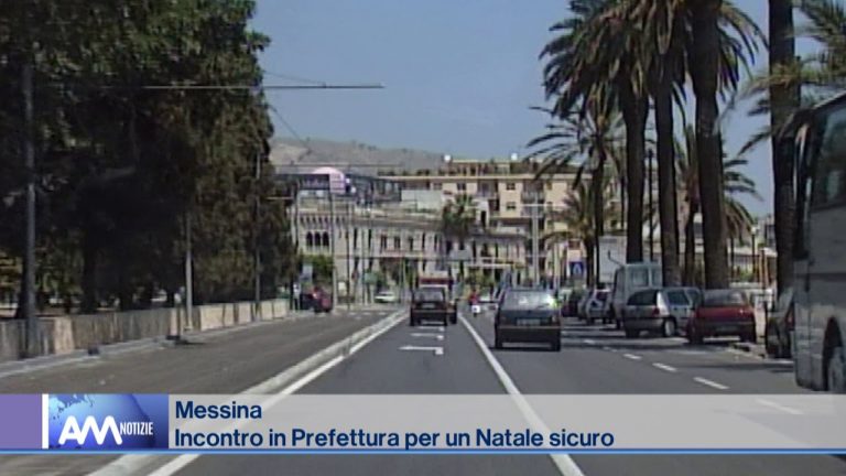 Messina, riunione in Prefettura per un “Natale Sicuro”