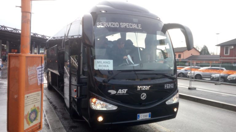 Bus contro caro voli, partite ieri sera le prime corse di ritorno