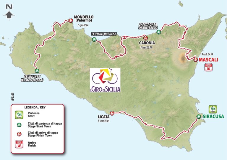 Ciclismo: Presentato il Giro di Sicilia, l’ultima tappa partirà da Sant’Agata di Militello