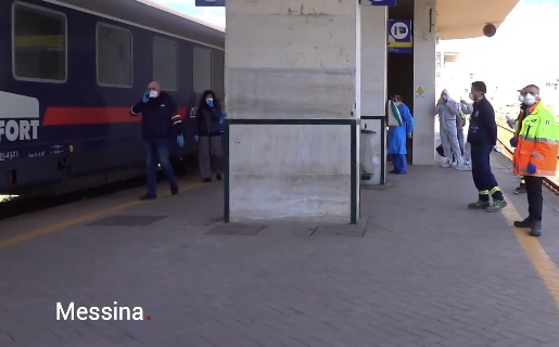 Coronavirus, controlli sanitari in corso a Messina per chi scende dal treno