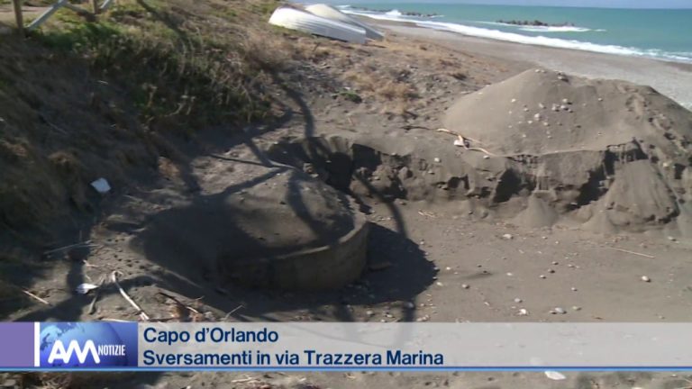 Capo d’Orlando, problema sversamenti in via Trazzera Marina