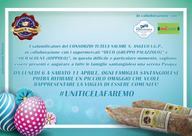 Sant’Angelo di Brolo, il consorzio dona un salame ad ogni famiglia santangiolese