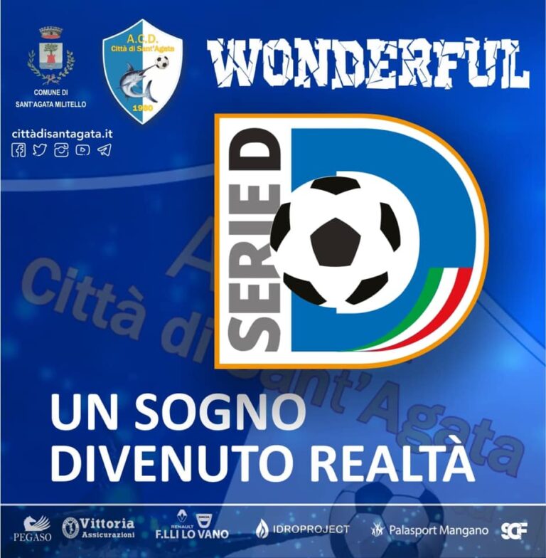 E’ ufficiale: il città di S. Agata è in serie D