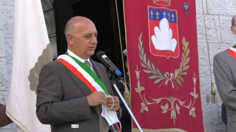 Il Comune di Mirto presente alla Commemorazione dei 40 Martiri di Gubbio, nel ricordo di Giovanni Zizolfi