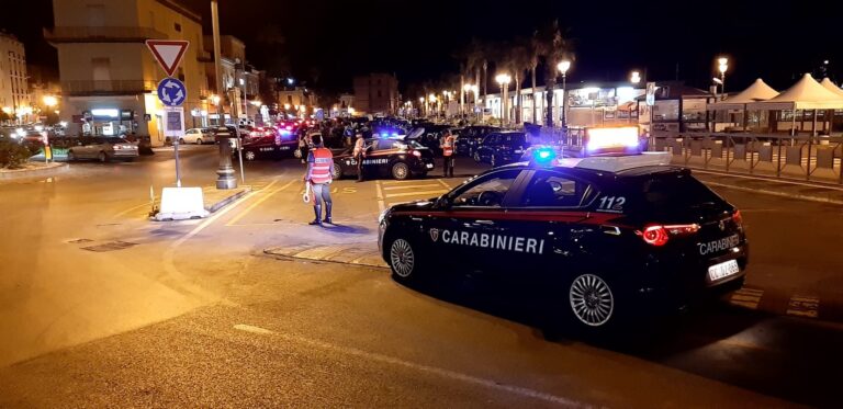 Weekend di controlli sulla movida di Milazzo, 8 denunce e 19 contravvenzioni