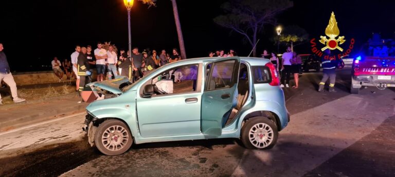 Messina e provincia: sabato notte infernale tra roghi e incidenti stradali