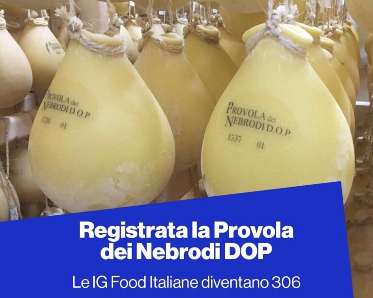 Prestigioso riconoscimento per la “Provola DOP dei Nebrodi”: entra nel registro IG Food dell’UE