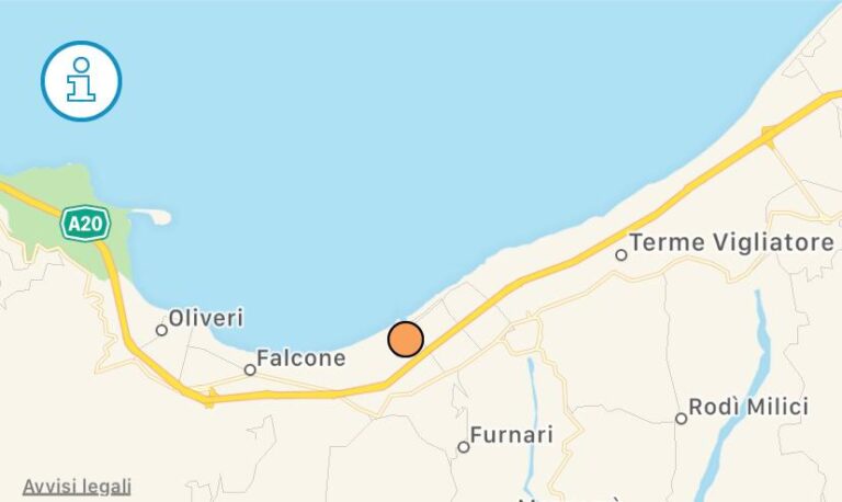 Terremoto – Scossa di magnitudo 3.0 registrata nel pomeriggio tra Falcone e Furnari