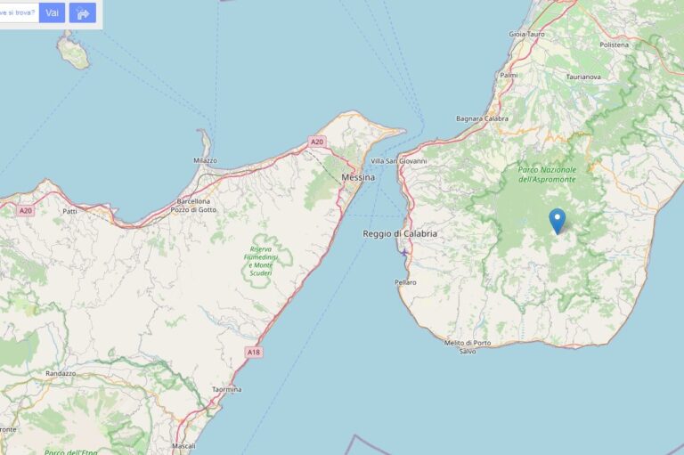 Forte scossa di terremoto a Reggio Calabria alle 11:57. Avvertita chiaramente a Messina