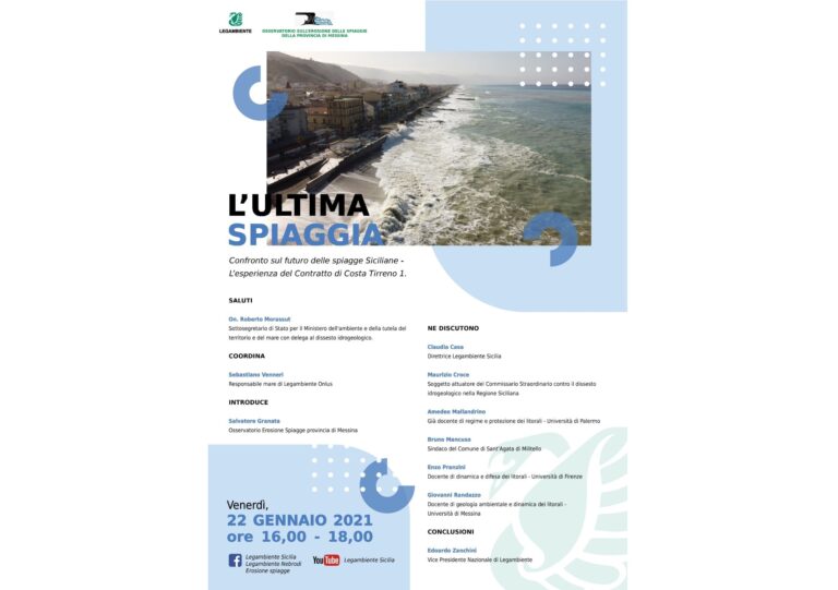 “L’Ultima Spiaggia” – Esperti a confronto sul tema dell’erosione e sul futuro delle spiagge siciliane