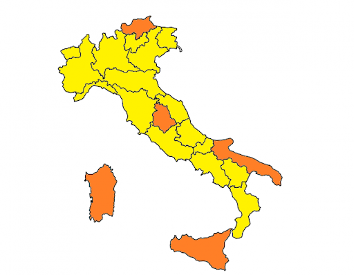 Sicilia da lunedì in Zona arancione. Ecco cosa cambia