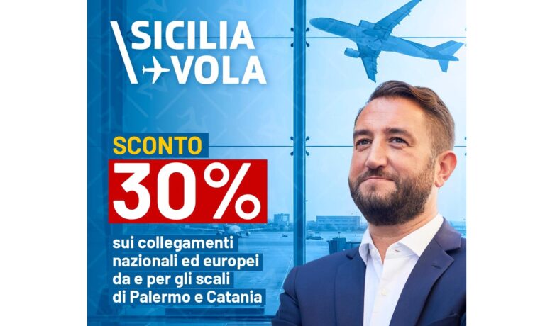 30% di sconto sui voli da e per la Sicilia per studenti e lavoratori fuori sede: ok alle tariffe sociali