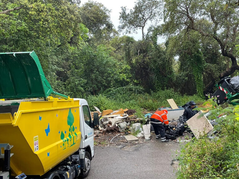 Capo d’Orlando – Rimossa discarica abusiva nei pressi del bosco dell’Amola