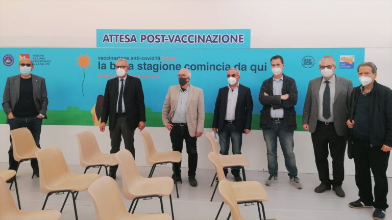 Capo d’Orlando – Inaugurato l’hub vaccinale, nel weekend sarà operativo – VIDEO