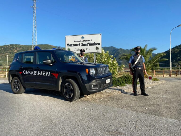 Mazzarrà Sant’Andrea – Furti ai danni delle aziende florovivaistiche, 4 arresti