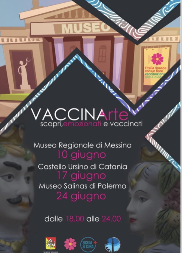 “VACCINArte”, la salute incontra la cultura. Tre musei siciliani “hub” per una notte, si parte domani a Messina