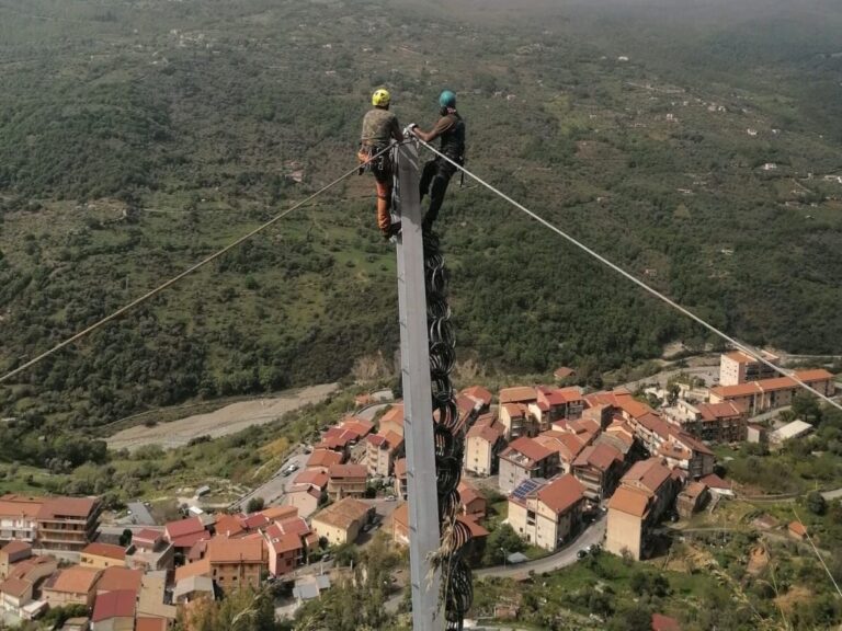 Alcara Li Fusi – In corso lavori di consolidamento nella zona nord del paese