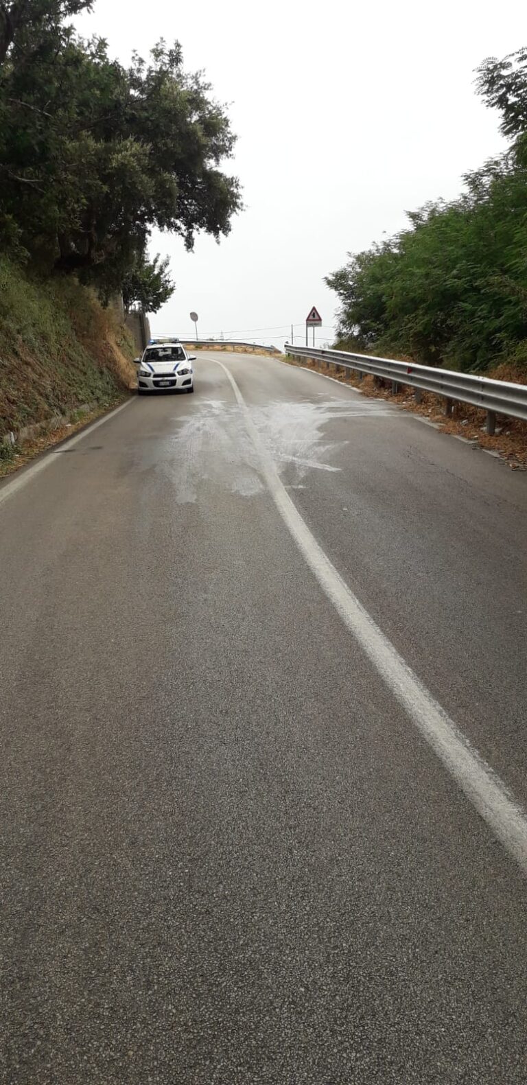 Capo d’Orlando – SS 113, olio sull’asfalto. Traffico rallentato al km 108 e 800 a Bruca