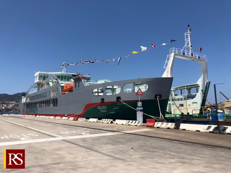 Stretto di Messina, inaugurato nuovo traghetto “Sikania”. Falcone: Unico orizzonte per la Sicilia rimane il Ponte