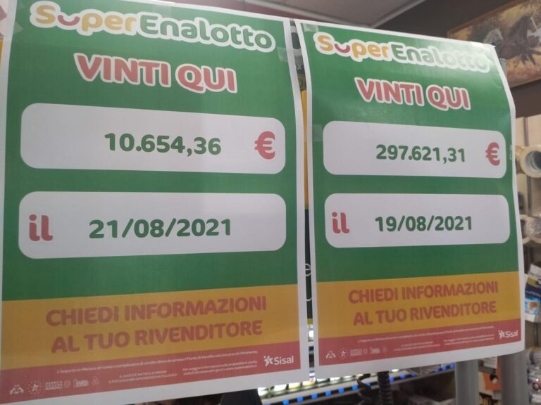 Mistretta, vinti oltre 300 mila euro al Superenalotto. Due le giocate viventi