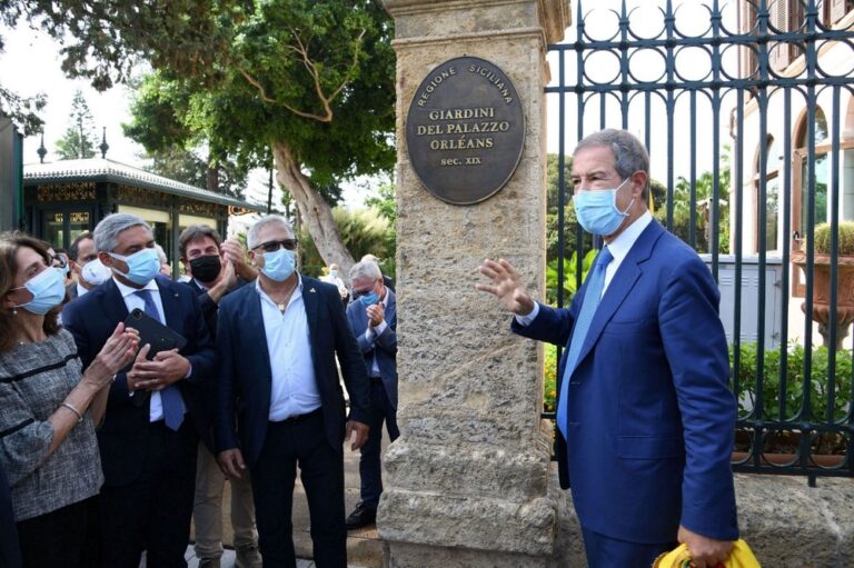 Palermo, riaprono i giardini di Palazzo Orléans