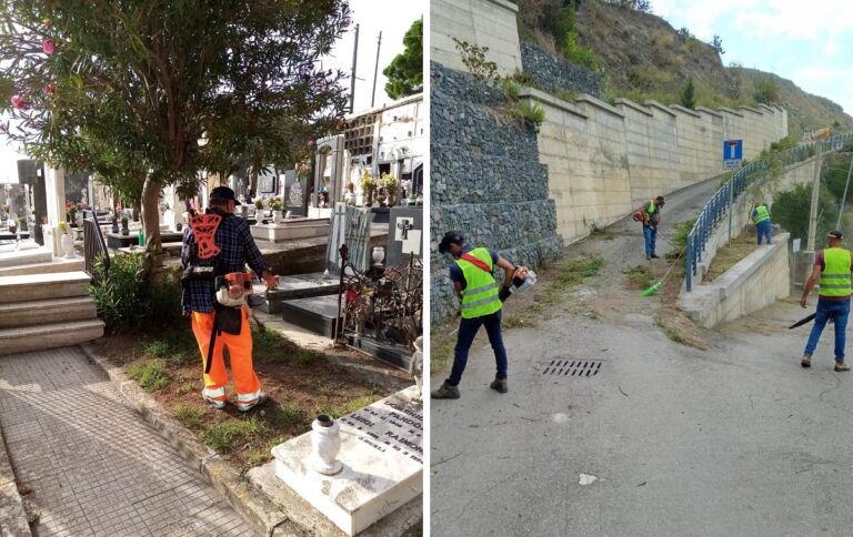 Messina – Prosegue la scerbatura di ville, cimiteri, scalinate e nei vari quartieri della città