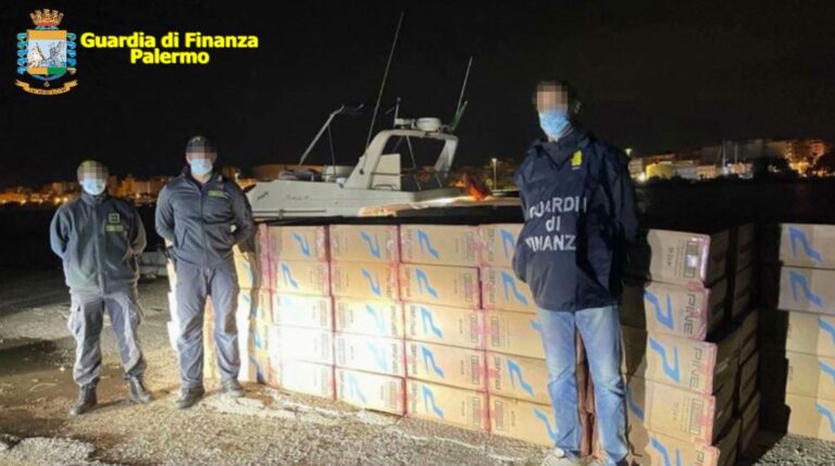 Sequestrate 1,5 tonnellate di sigarette di contrabbando, un arresto