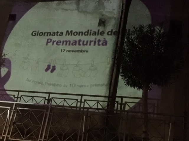 Giornata mondiale della prematurità, un “segno” anche a Mirto