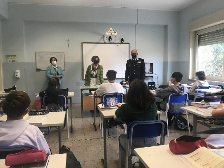 Patti: incontri tra carabinieri e studenti per discutere di bullismo, cyberbullismo e cultura della legalità