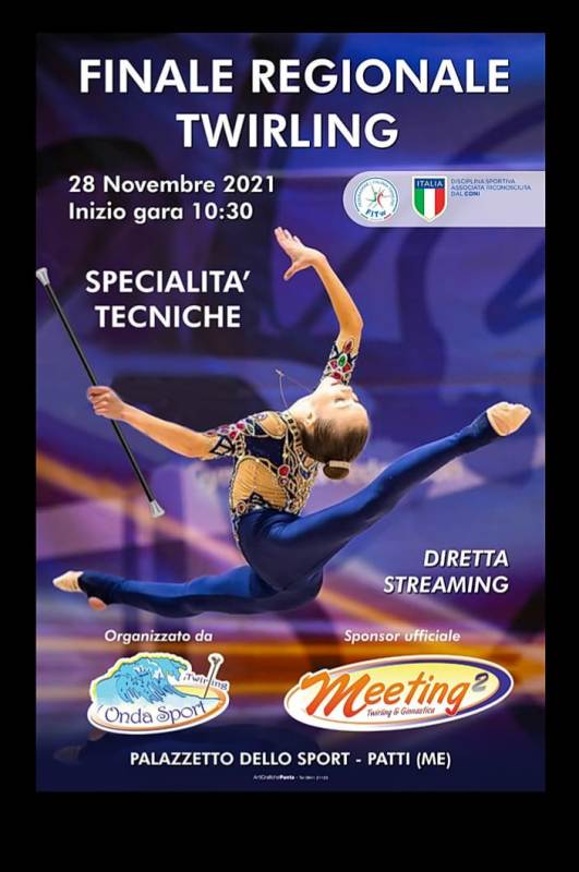 Patti: al “PalaSerranò” la finale regionale di twirling “specialità tecniche”