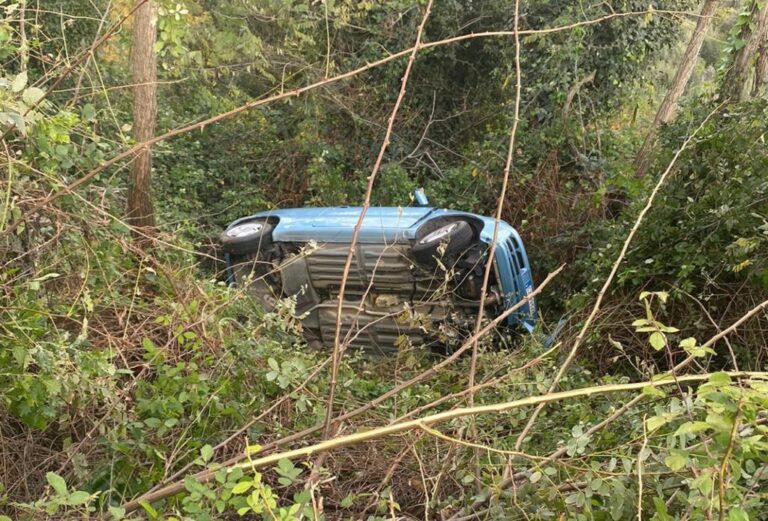 Ficarra – Auto vola in uno strapiombo in contrada Rinella, lievemente ferita un’anziana donna