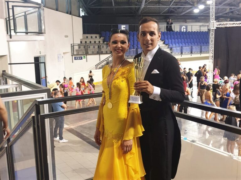 Il nasitano Sebastiano Di Gangi e la pirainese Tindara Papa campioni regionali di danza sportiva