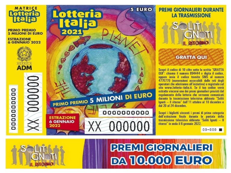 La Lotteria Italia torna a premiare la Sicilia: un milione a Trapani e 8 premi da 20mila euro