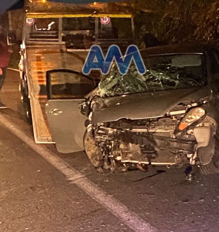 Capo d’Orlando, auto impatta contro un muro. Ferito il conducente