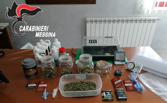 Tortorici: un arresto per coltivazione e produzione di marijuana