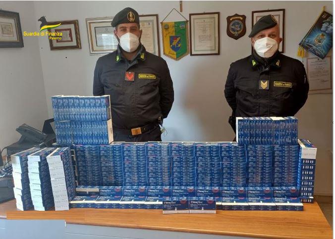 Sequestrati dalla Guardia di Finanza di Palermo 190 tamponi anti-Covid ritenuti non sicuri